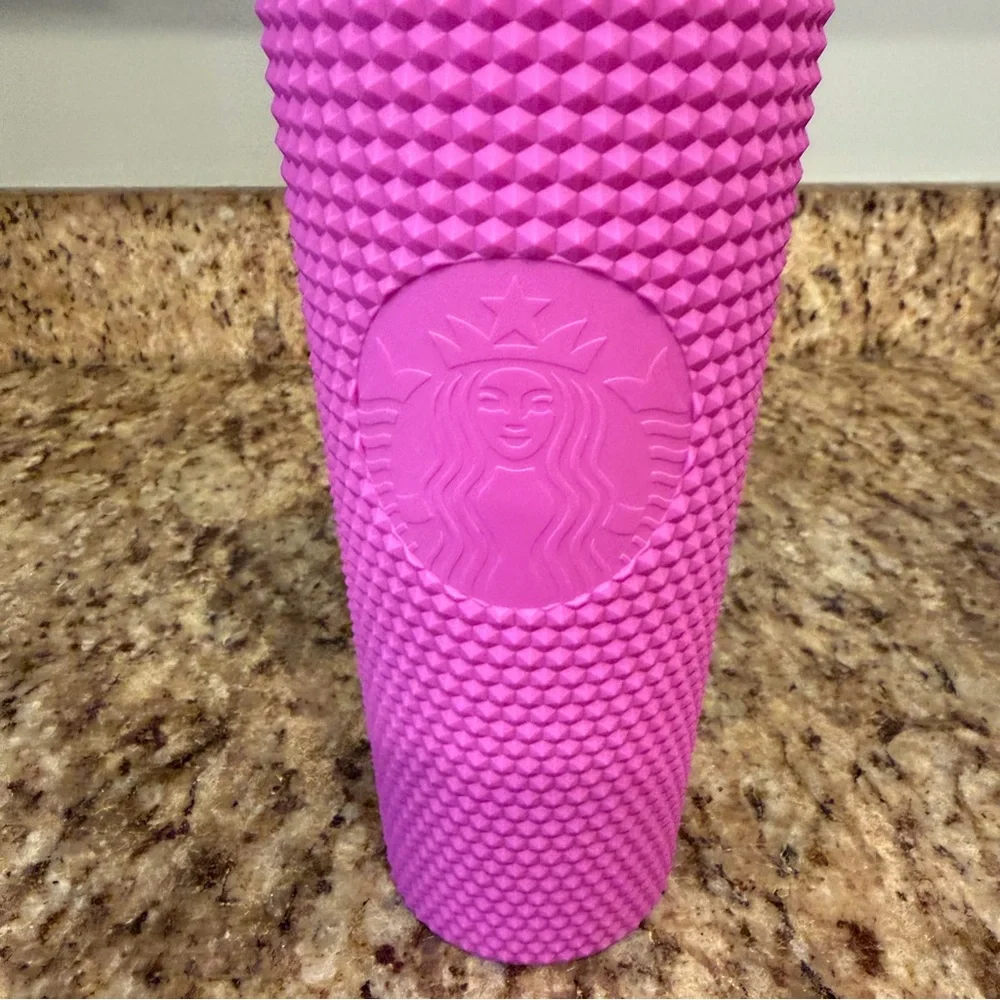 NWT Starbucks Mexico Barney Purple Grape Matte Venti 24oz Studded Tumbler Cup